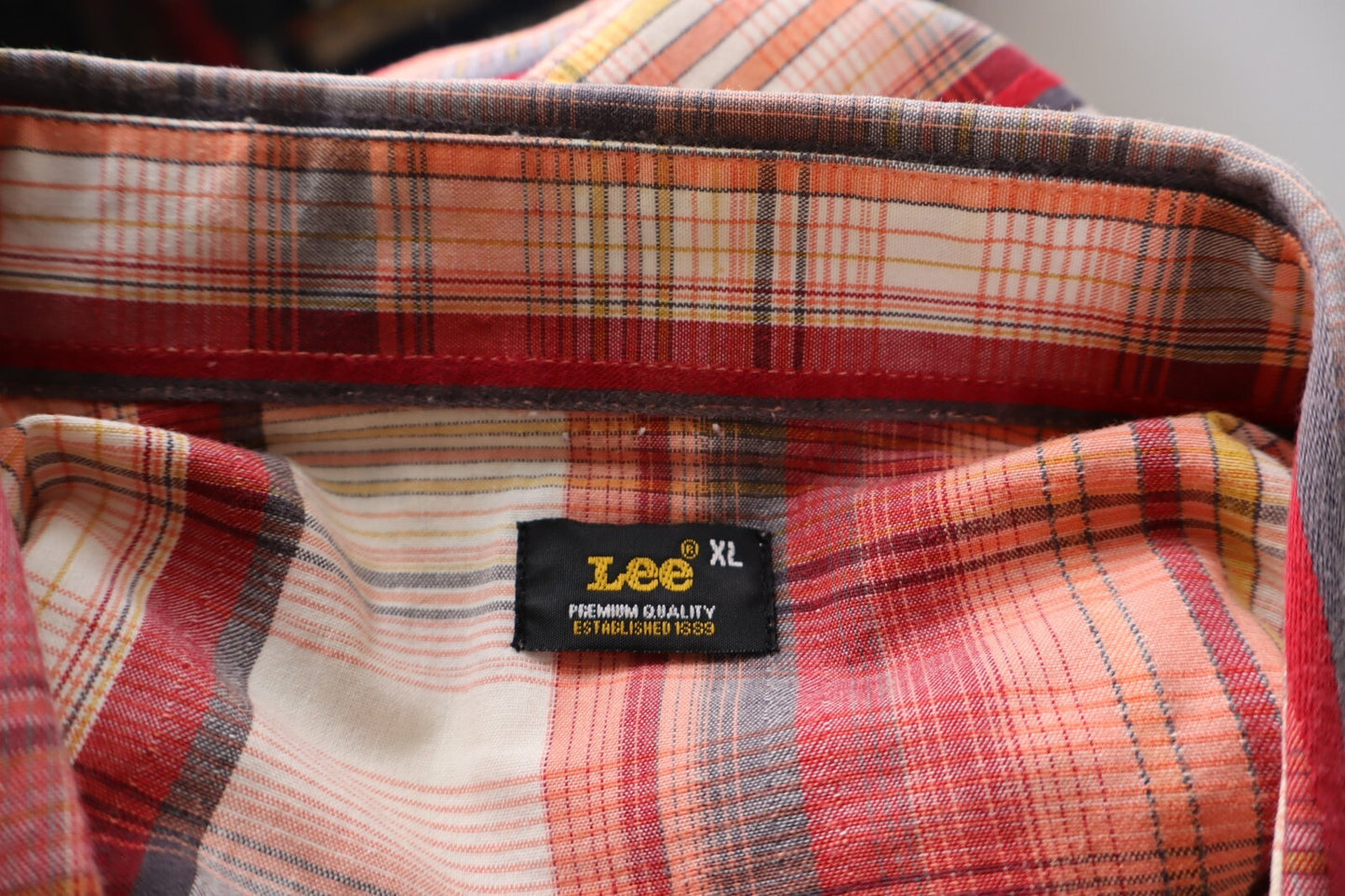 LEE CAMICIA UOMO COTONE TG. XL MAN CASUAL VINTAGE SHIRT COTTON