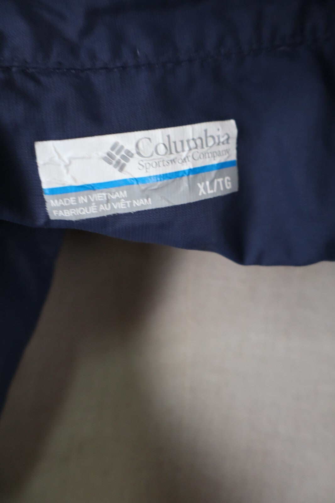 COLUMBIA CAMICIA DONNA TG. XL WOMAN SHIRT CASUAL VINTAGE NYLON