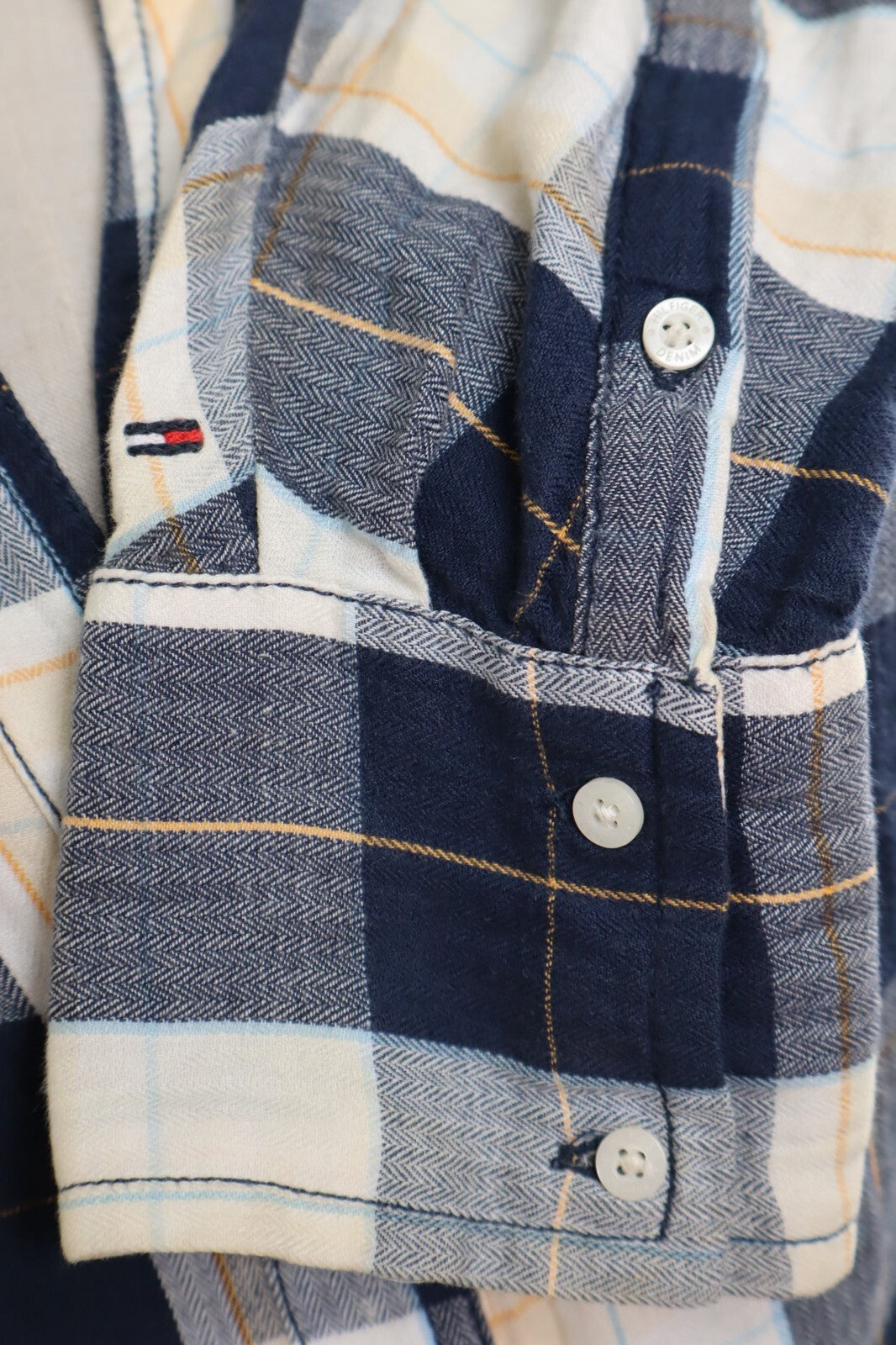 TOMMY HILFIGER CAMICIA  DONNA TG. M WOMAN SHIRT CASUAL VINTAGE COTONE