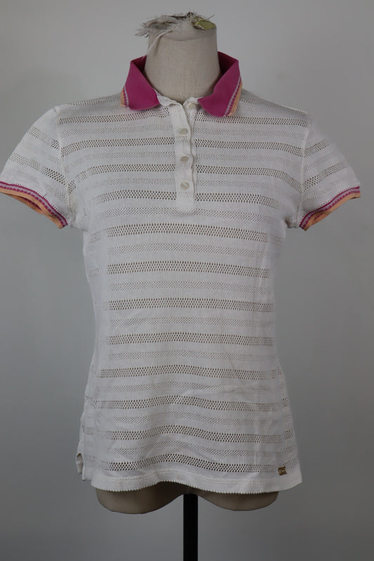 HARMONT & BLAINE POLO MAGLIA DONNA COTONE TG. S WOMAN SHIRT CASUAL VINTAGE