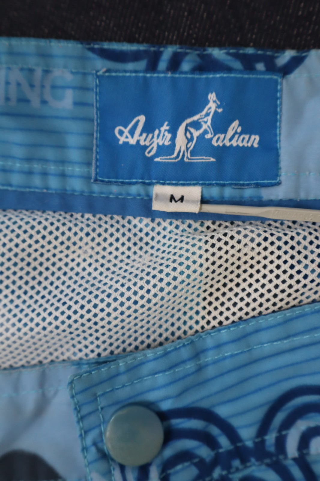 AUSTRALIAN COSTUME PANTALONCINO MARE UOMO TG M MEN SEA SWIMSUIT VINTAGE CASUAL