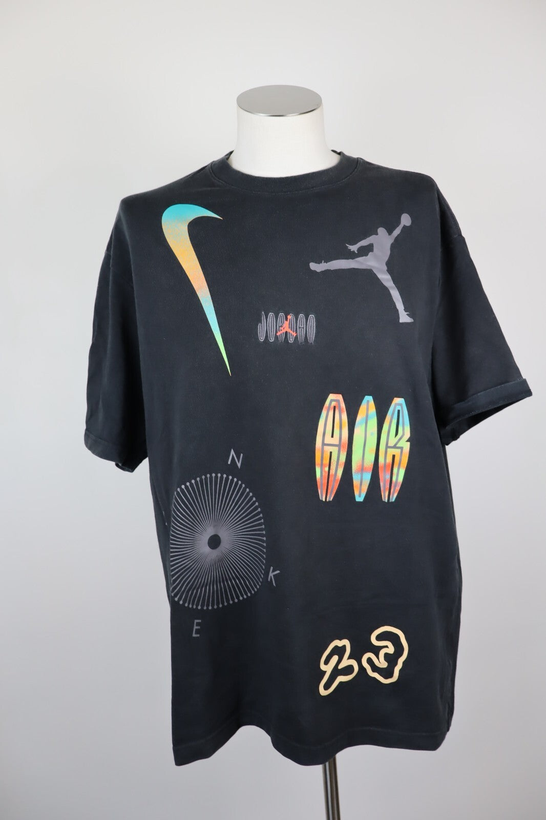 NIKE AIR JORDAN MAGLIA COTONE UOMO TG XL MAN COTTON T-SHIRT CASUAL VINTAGE
