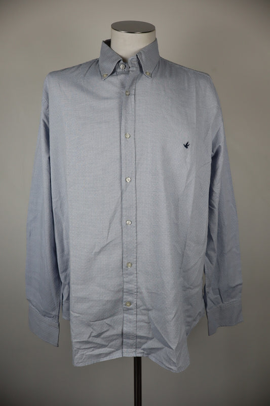 BROOKSFIELD CAMICIA UOMO COTONE TG. W45 190  MAN CASUAL VINTAGE SHIRT ITALY