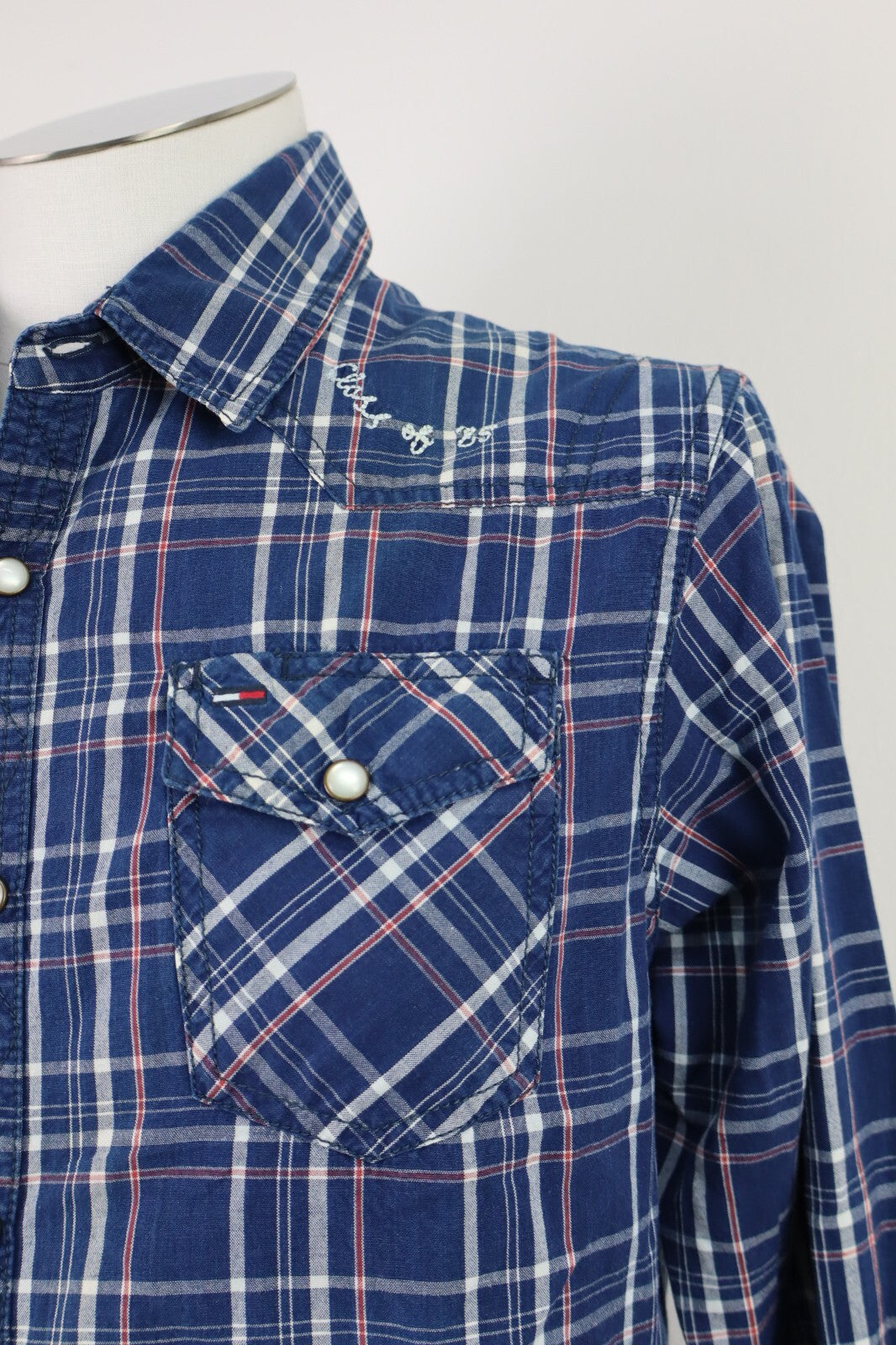 TOMMY HILFIGER CAMICIA UOMO TG. M MAN CASUAL SHIRT VINTAGE SHIRT COTONE COTTON
