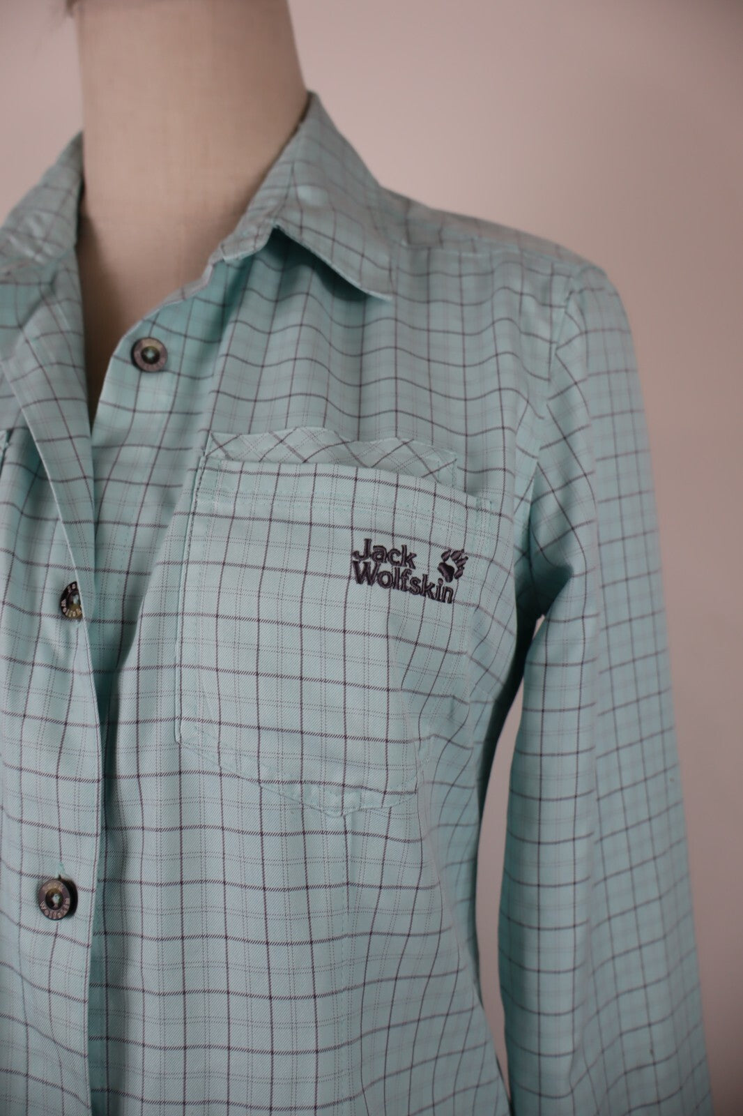 JACK WOLFSKIN CAMICIA  DONNA TG. S WOMAN SHIRT CASUAL VINTAGE COTONE COTTON