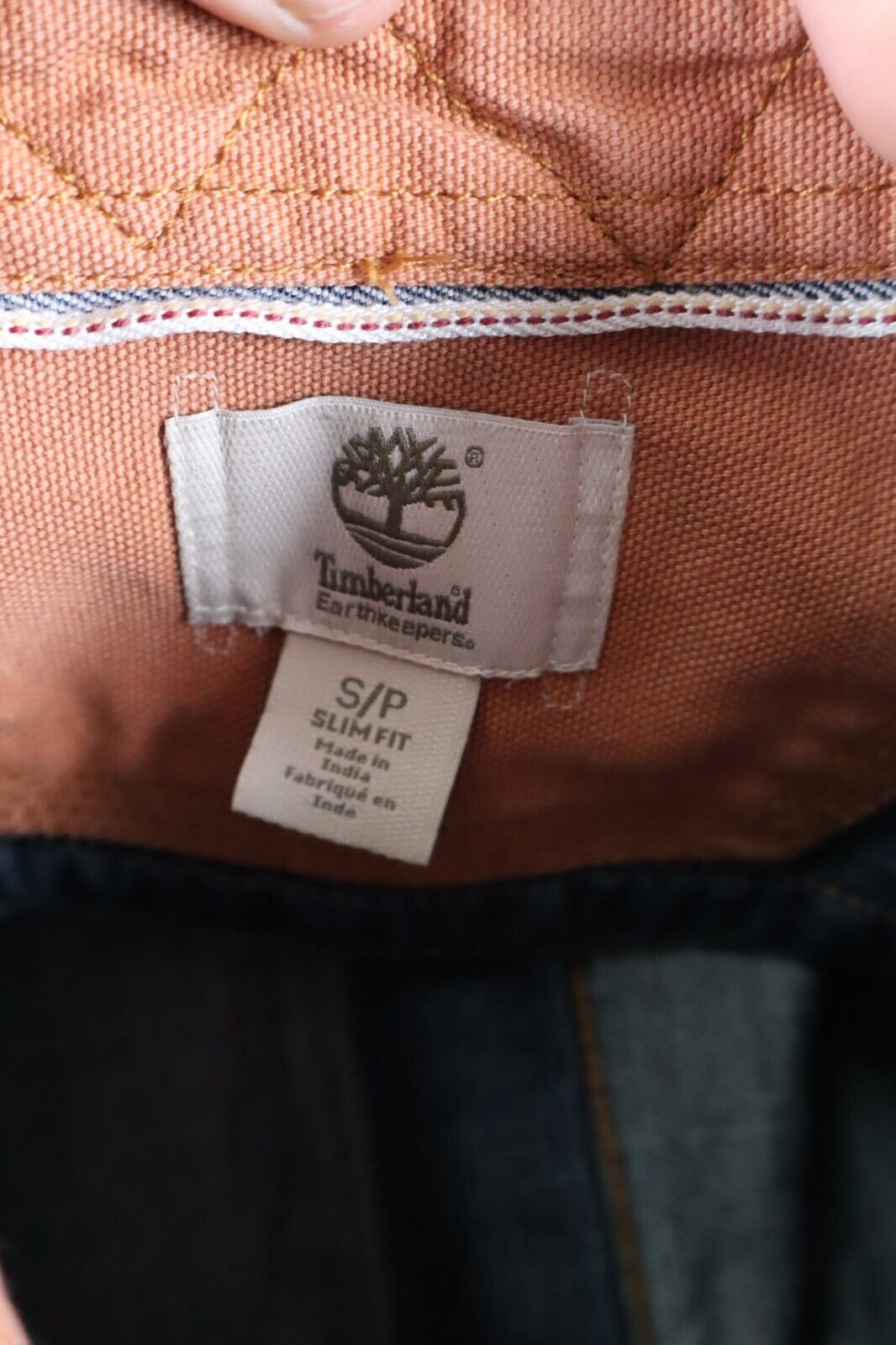 TIMBERLAND CAMICIA UOMO TG. S MAN CASUAL VINTAGE SHIRT COTONE JEANS DENIM