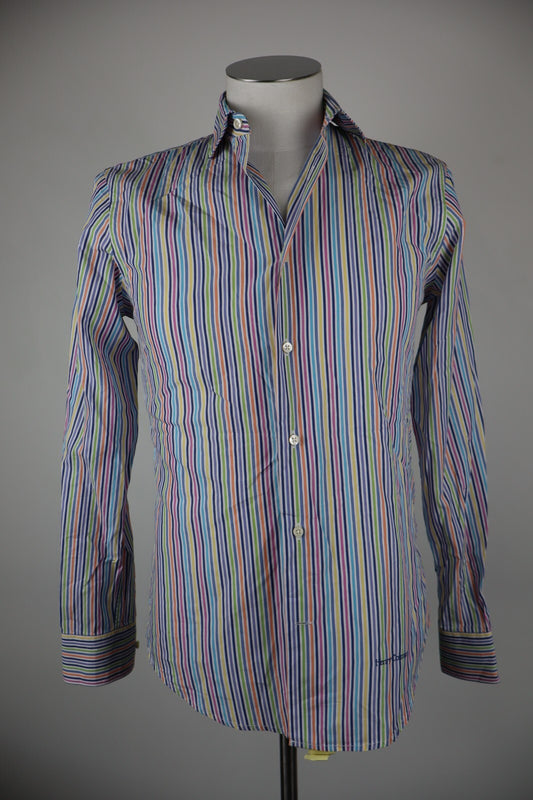 HENRY COTTON'S CAMICIA UOMO TG. 37 MAN CASUAL VINTAGE SHIRT COTONE COTTON