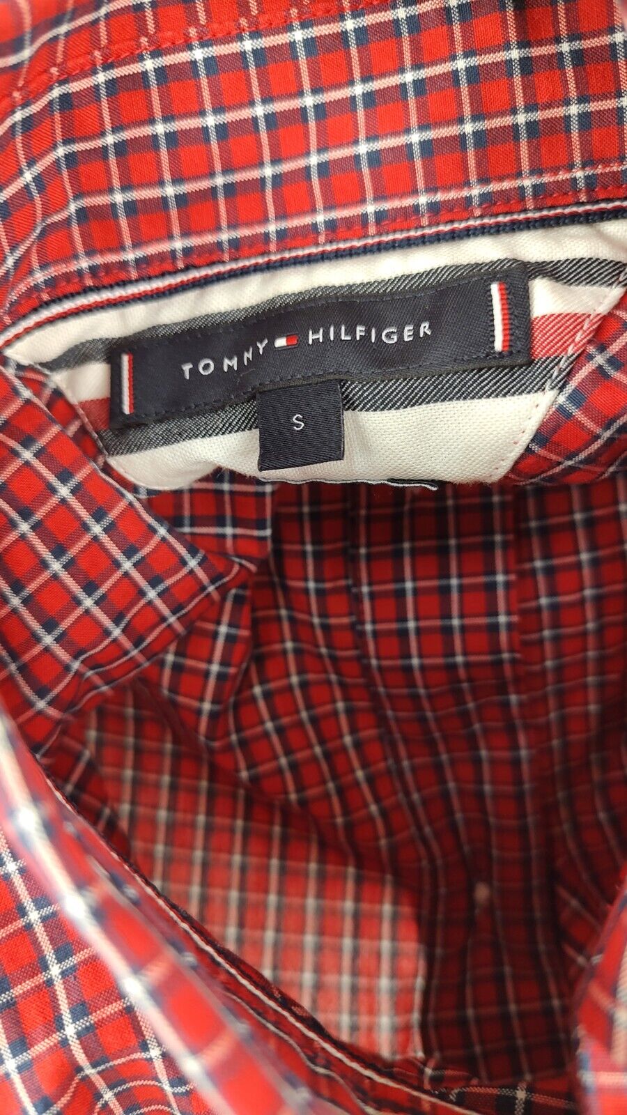 TOMMY HILFIGER CAMICIA UOMO COTONE TG. S MAN CASUAL VINTAGE SHIRT