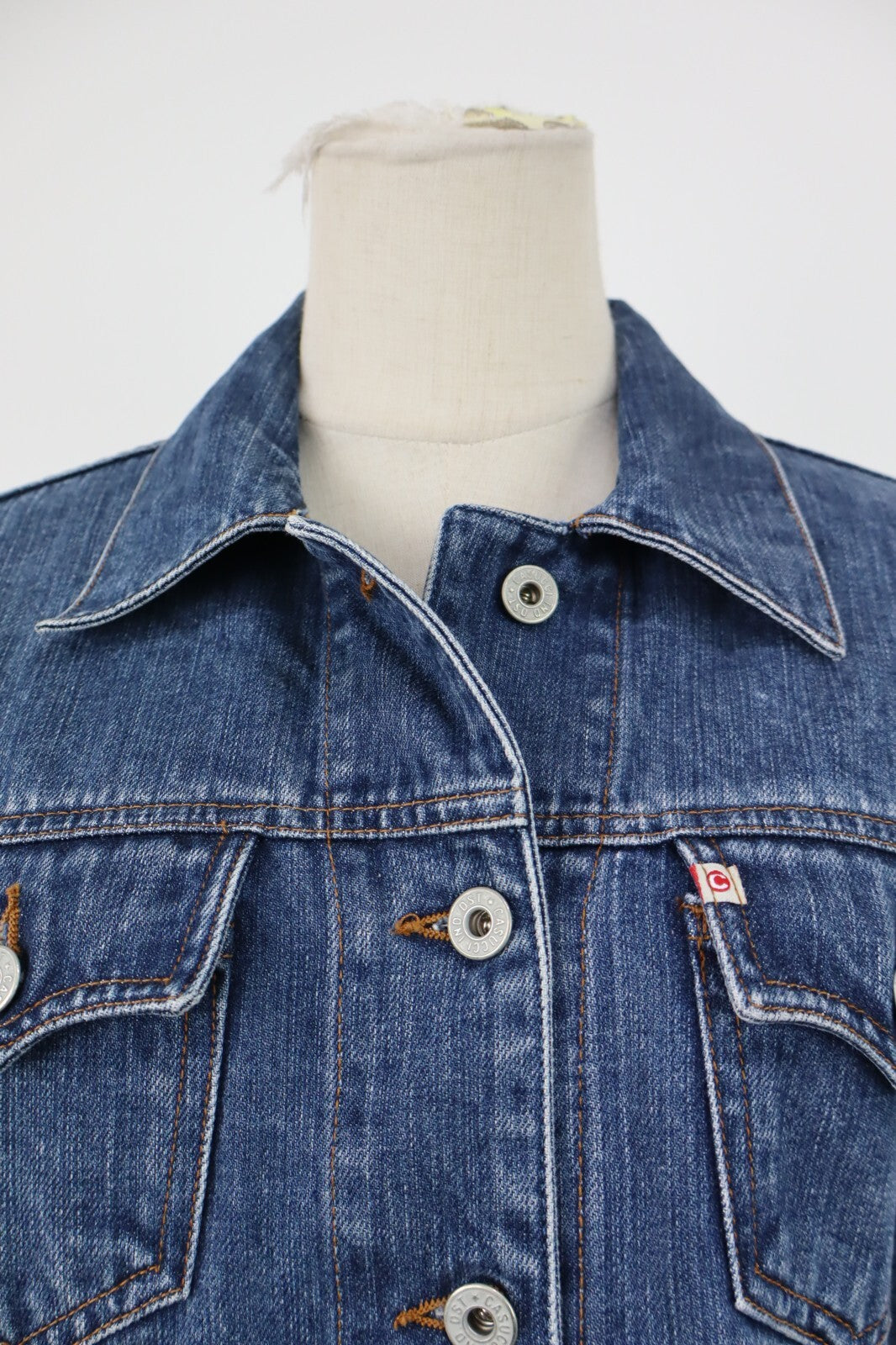 CASUCCI JEANS GIUBBINO DONNA Tg. XL WOMAN CASUAL JACKET COTONE DENIM