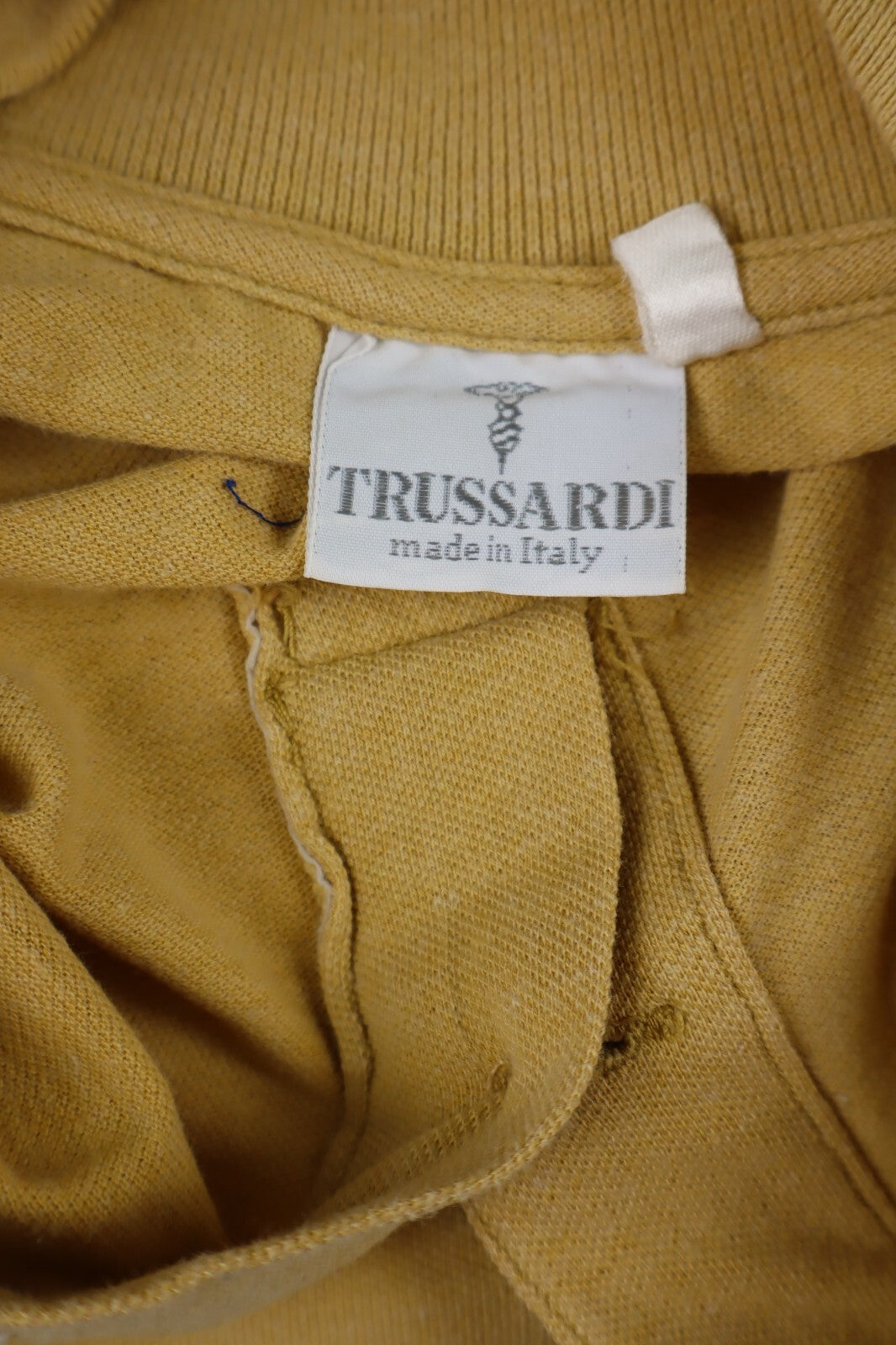 TRUSSARDI MAGLIA POLO UOMO TG M MAN T-SHIRT CASUAL VINTAGE COTONE MADE IN ITALY