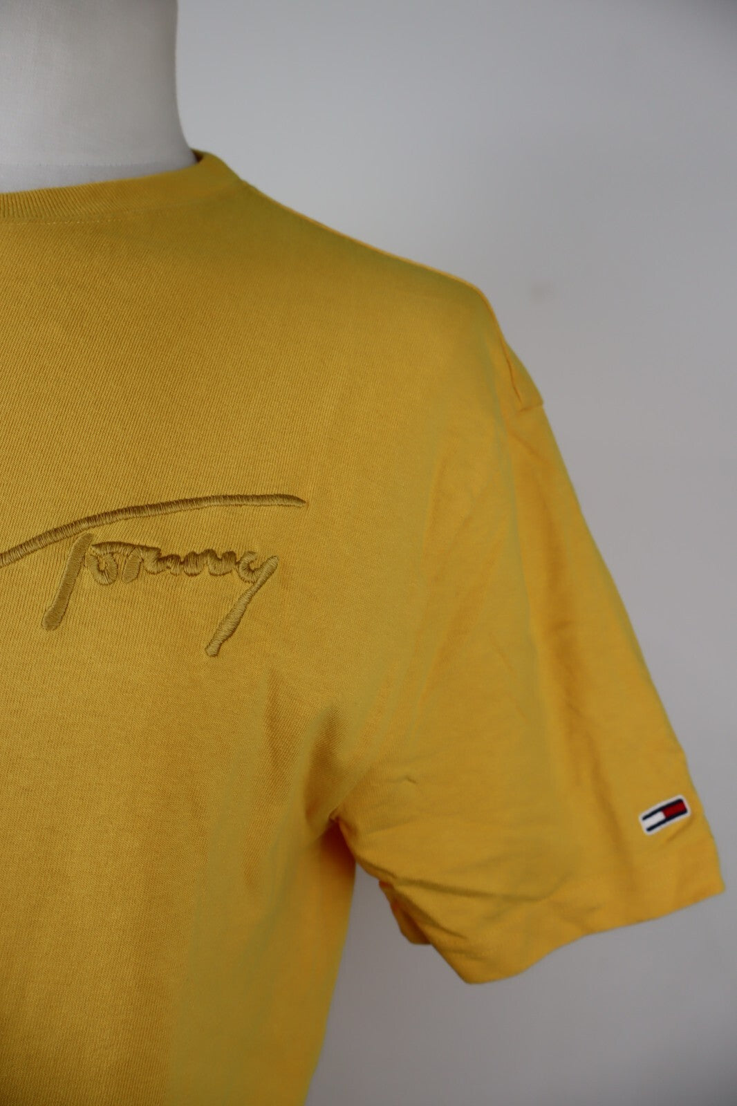 TOMMY JEANS HILFIGER MAGLIA UOMO TG M MAN COTONE COTTON T-SHIRT CASUAL VINTAGE