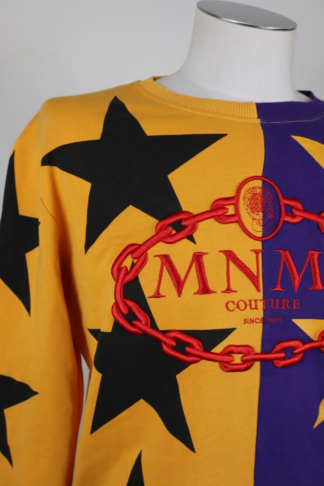 MINIMAL MNML FELPA MAGLIA UOMO Tg M MAN SWEATSHIRT CASUAL VINTAGE COTONE COTTON