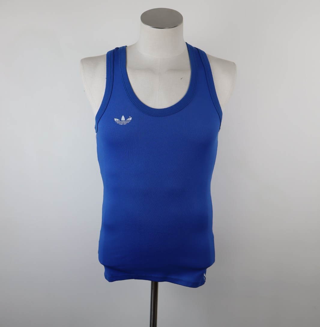 ADIDAS VENTEX CANOTTA  MAGLIA UOMO TG S SPORT T-SHIRT SMANICATA LOGO NYLON