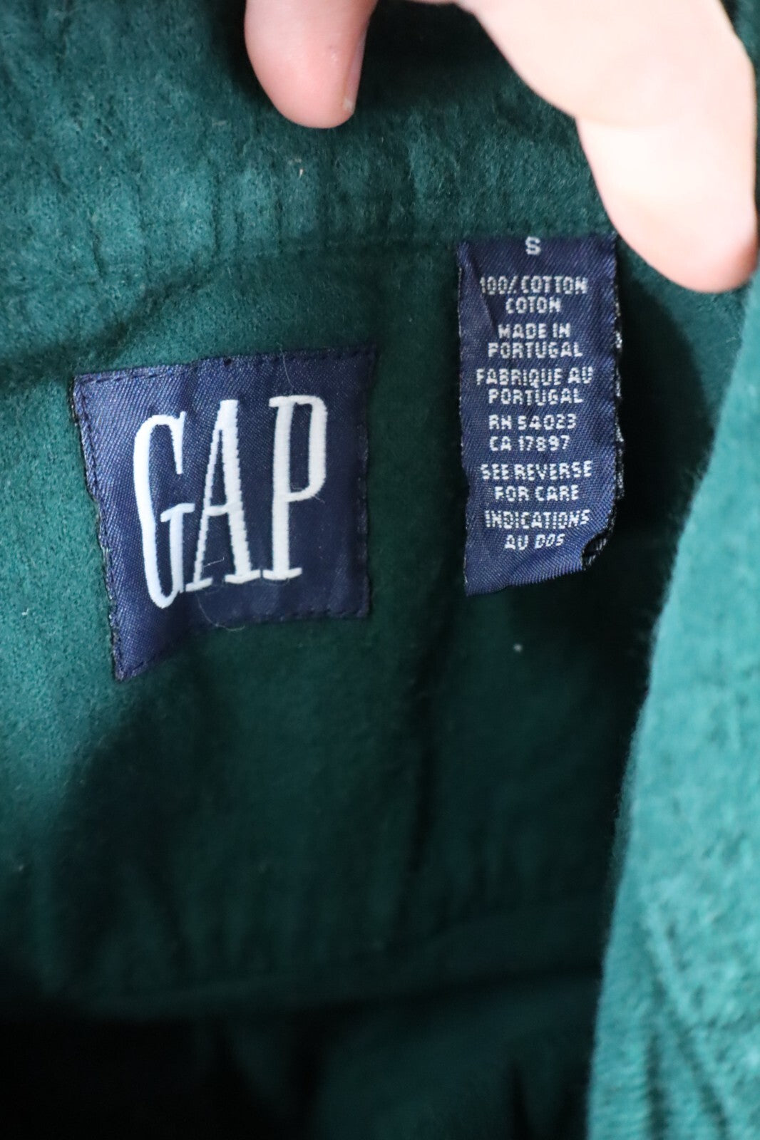 GAP CAMICIA UOMO TG.  S MAN CASUAL VINTAGE SHIRT COTONE FLANELLA