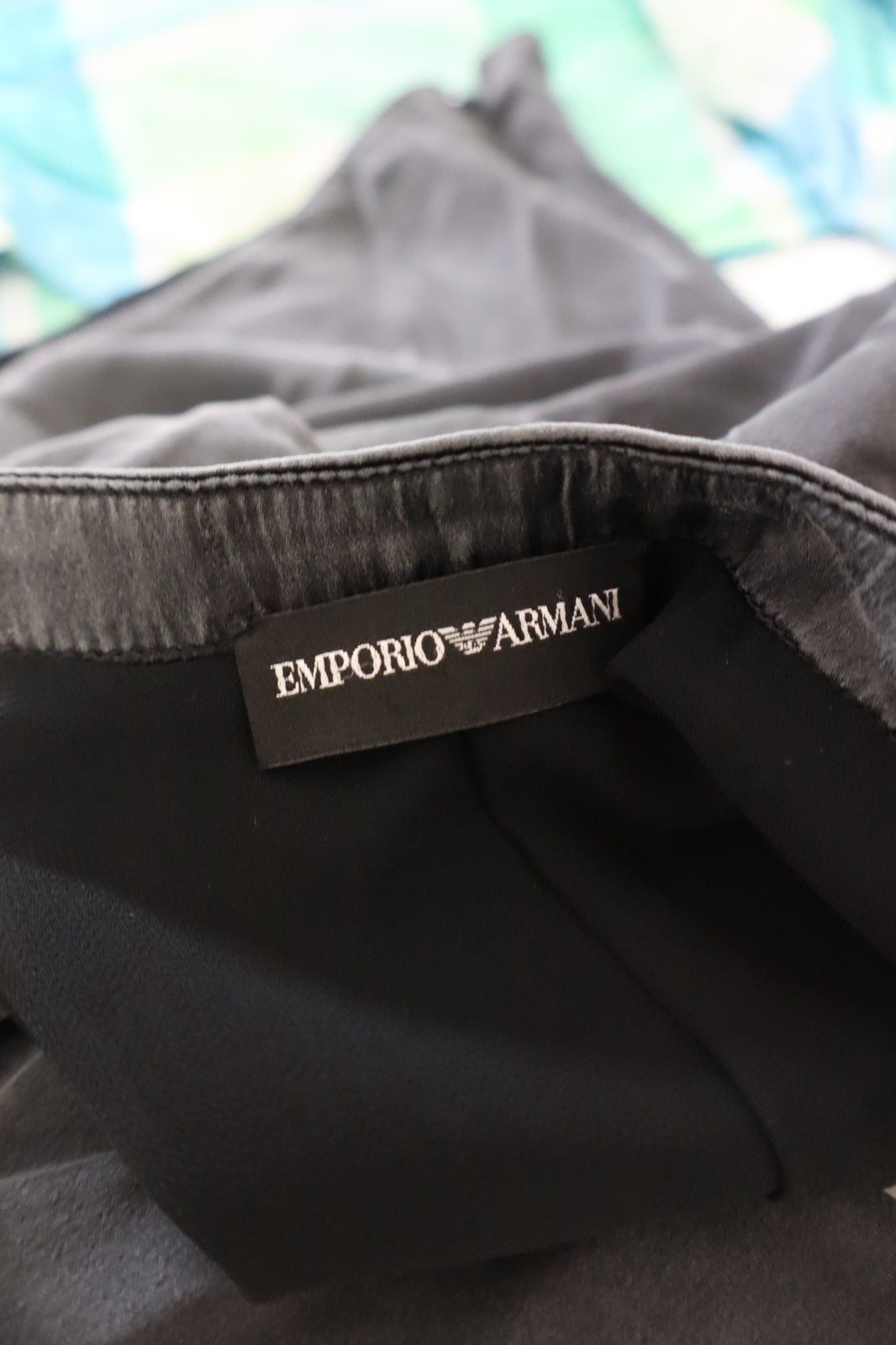 EMPORIO ARMANI MAGLIA  TOP DONNA 40 WOMAN CASUAL VINTAGE T-SHIRT SETA