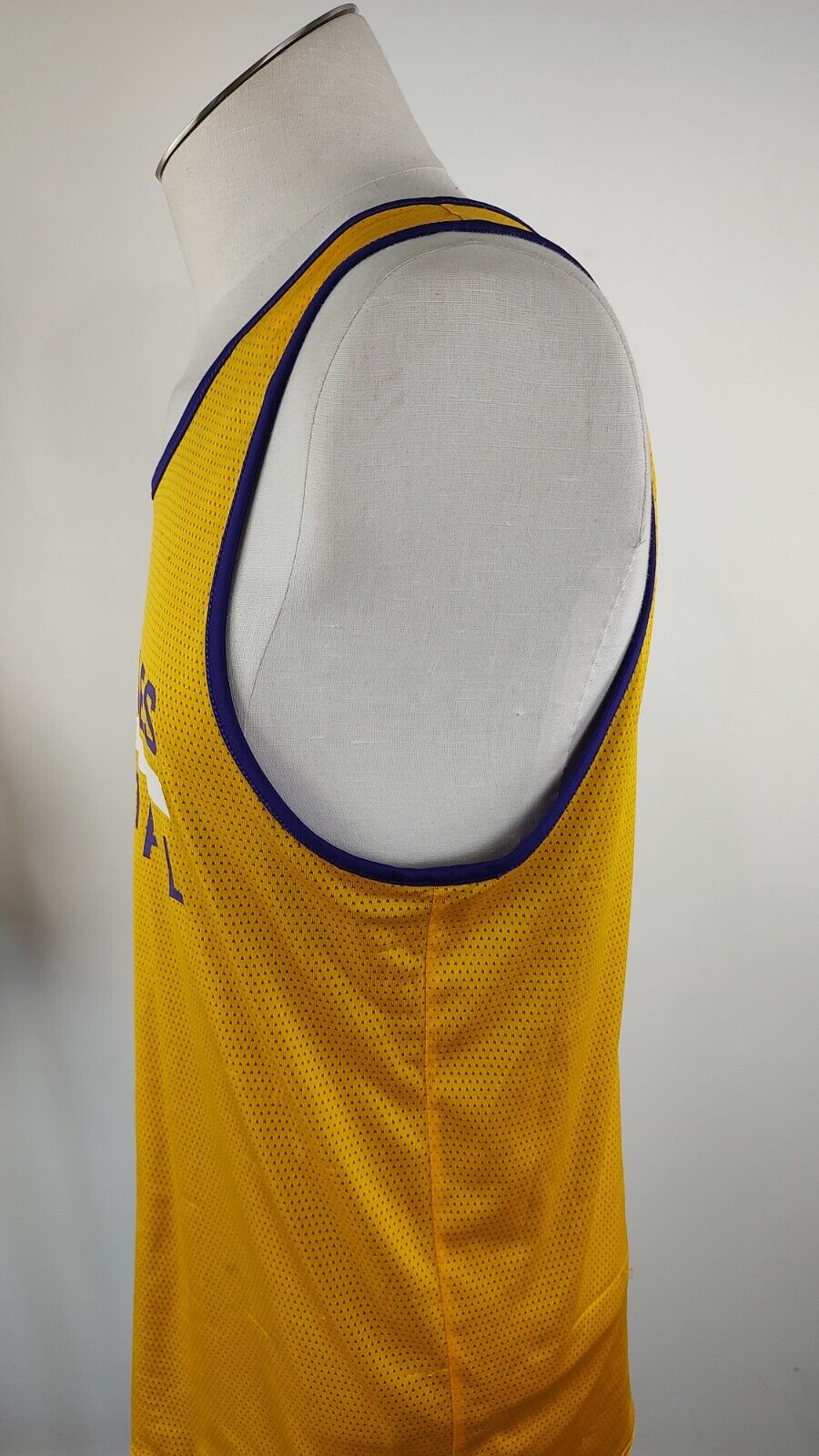 ADIDAS NBA LAKERS CANOTTA BASKET NBA UOMO TG. M SPORT MAN DOUBLE FACE