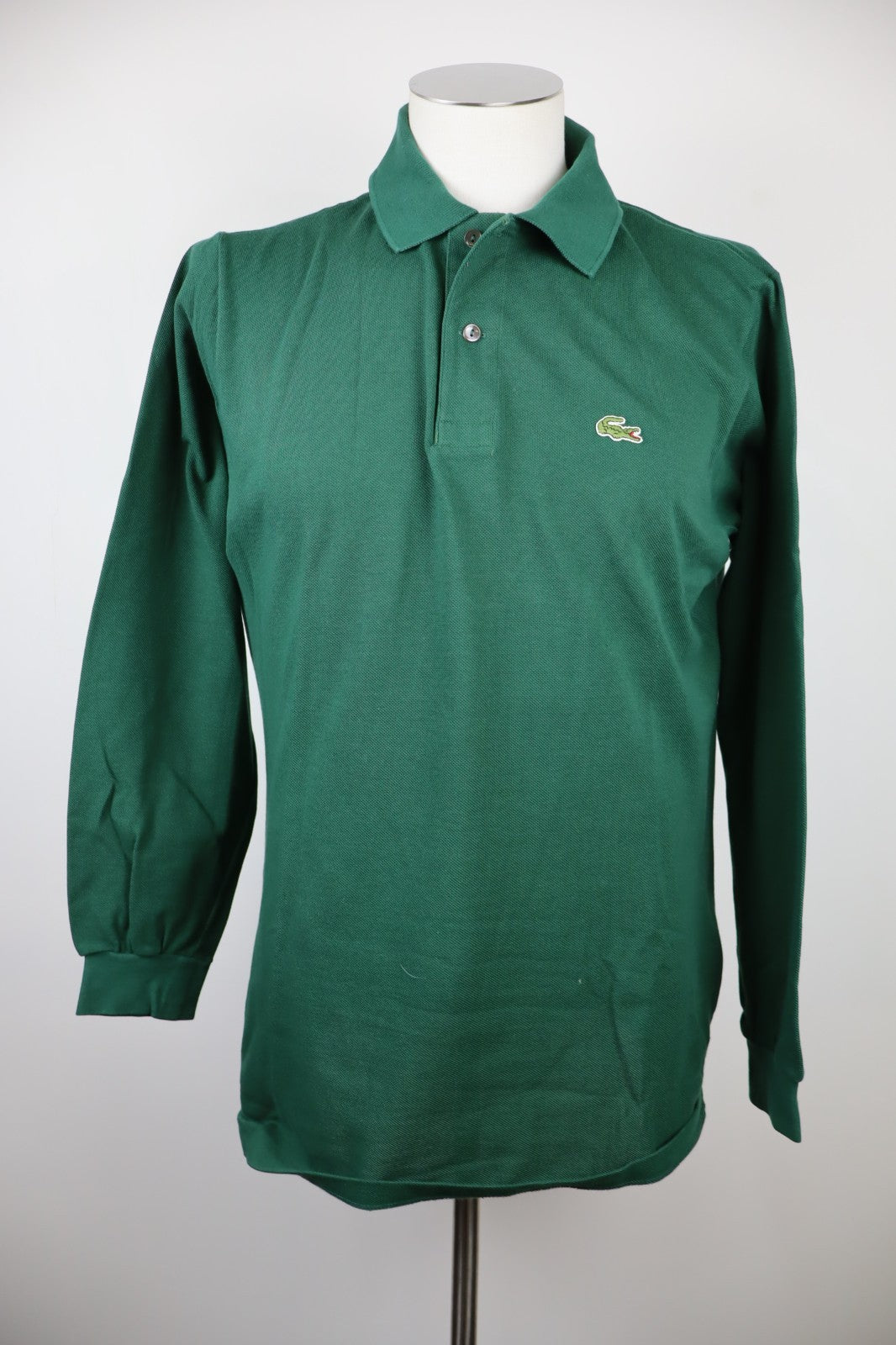 LACOSTE MAGLIA POLO UOMO TG. 4 MAN T-SHIRT CASUAL VINTAGE COTONE COTTON VERDE