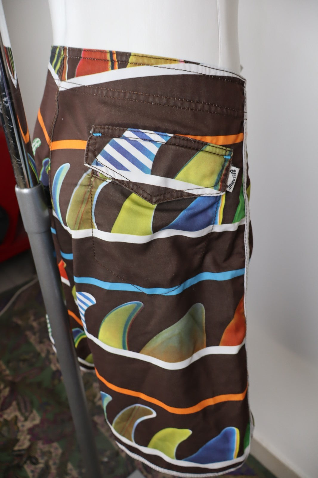 BILLABONG COSTUME PANTALONCINO MARE UOMO TG 34 MEN SWIMSUIT VINTAGE CASUAL