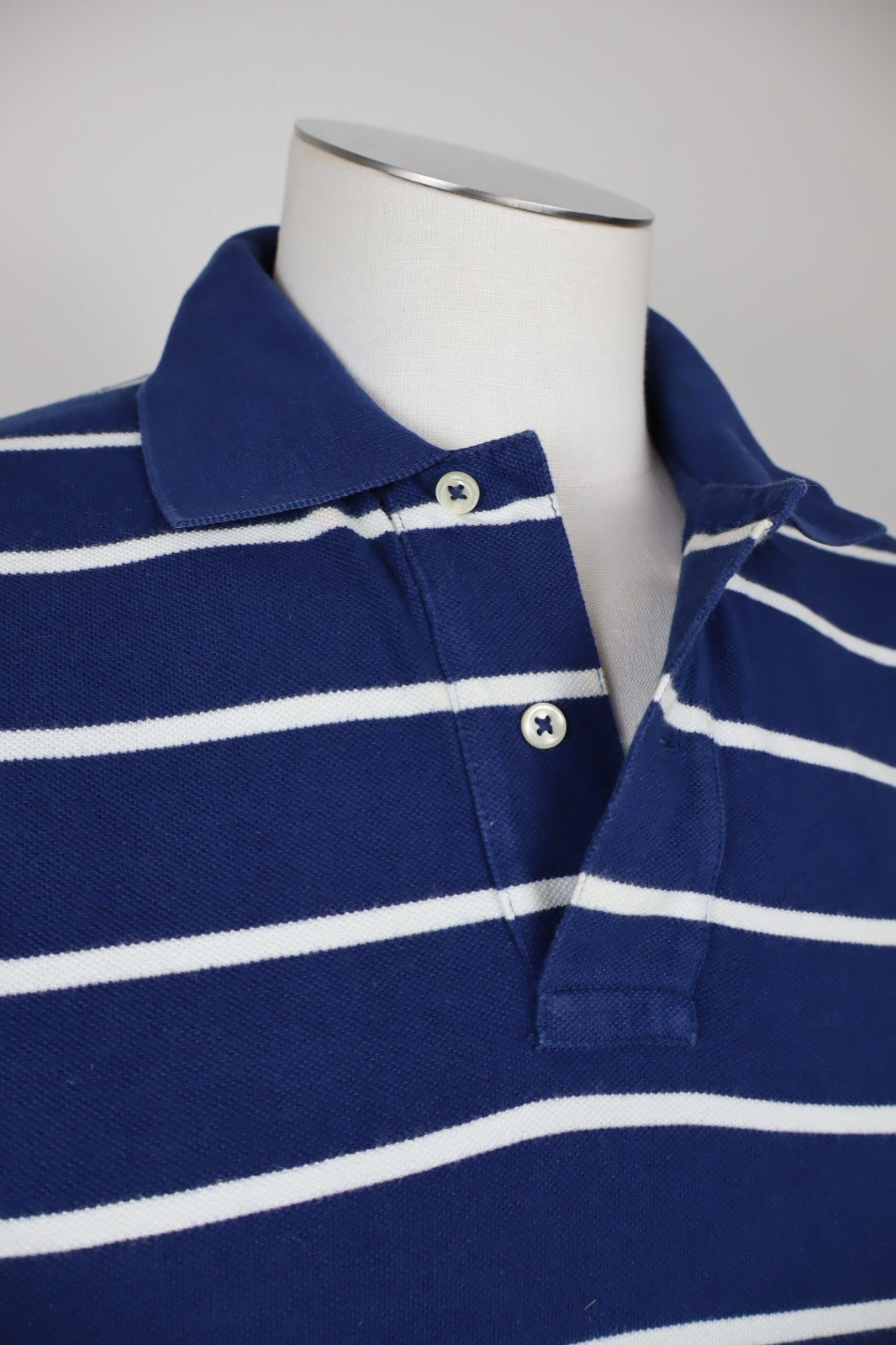 RALPH LAUREN MAGLIA POLO UOMO COTONE TG L MAN COTTON T-SHIRT CASUAL VINTAGE LOGO
