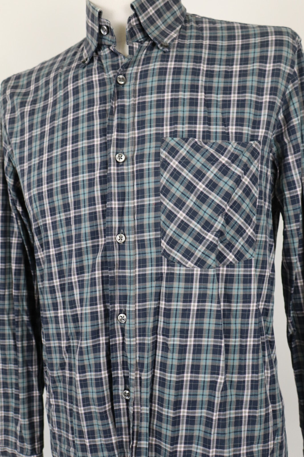 PIERRE CARDIN EVOLUTION CAMICIA UOMO TG M MAN CASUAL VINTAGE SHIRT COTONE COTTON