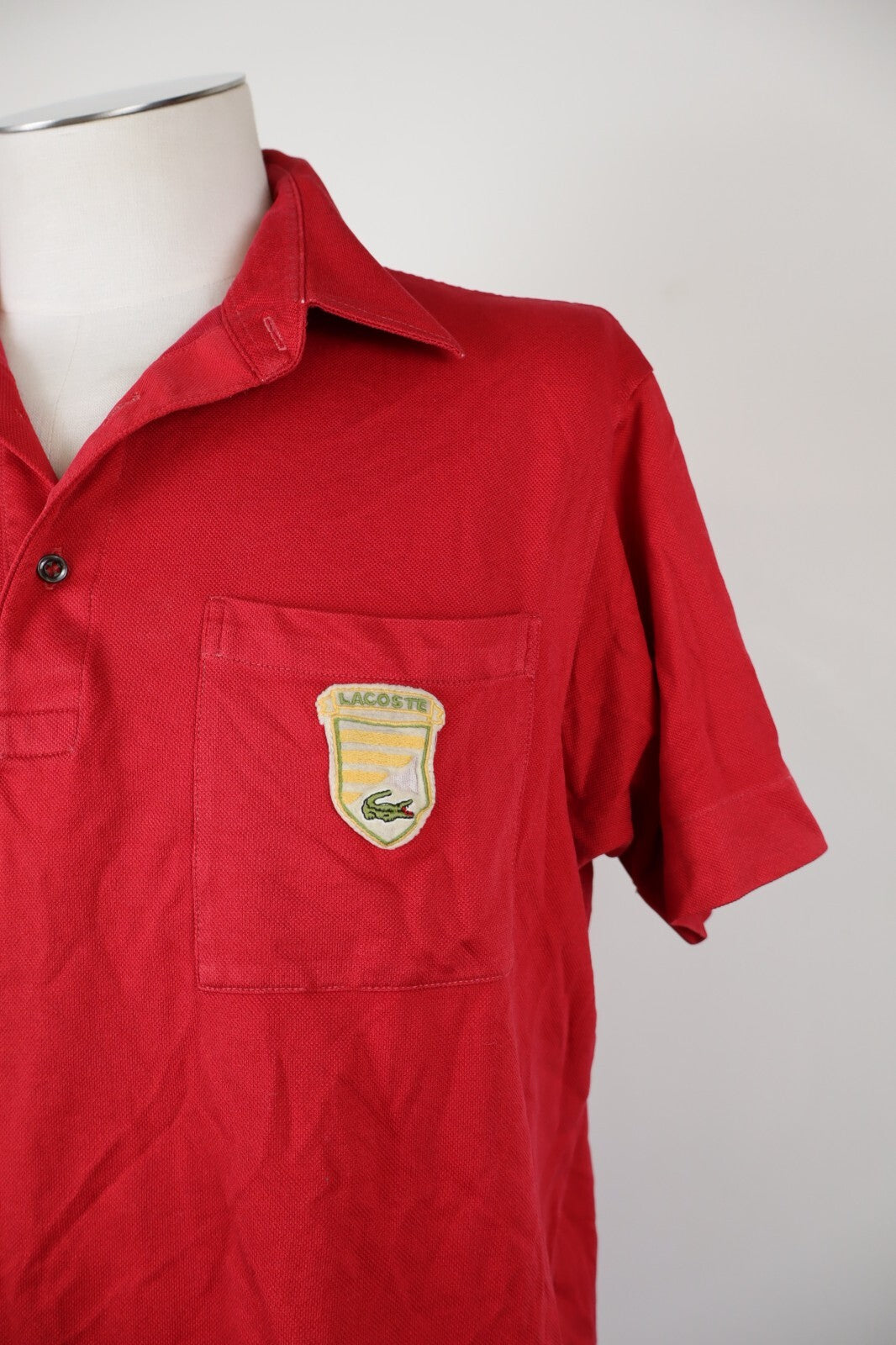 LACOSTE MAGLIA UOMO COTONE TG. 5 MAN COTTON POLO SHIRT CASUAL VINTAGE