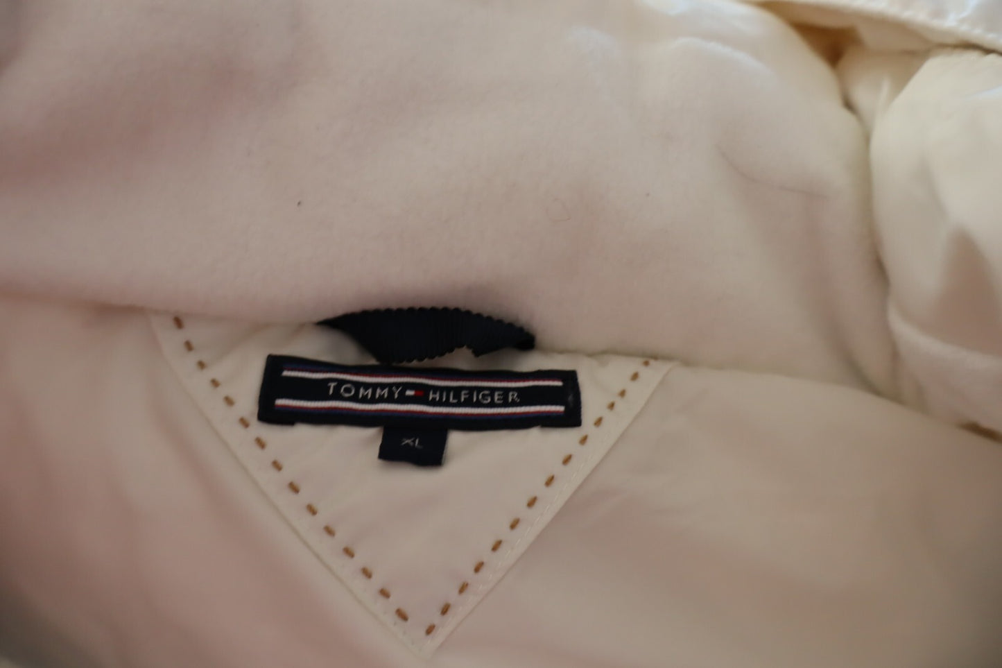 TOMMY HILFIGER SMANICATO GIUBBINO PIUMINO DONNA TG X WOMAN JACKET CASUAL VINTAGE