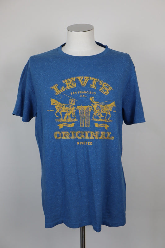 LEVI'S MAGLIA UOMO TG XL MAN T-SHIRT CASUAL VINTAGE COTONE COTTON LOGO