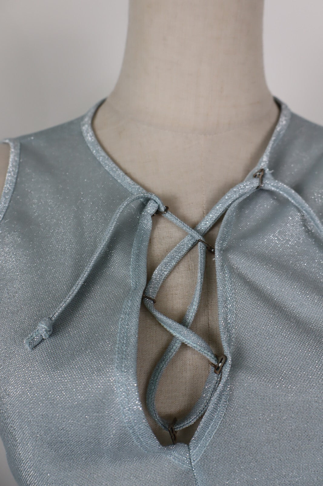 TRUSSARDI JEANS CANOTTA MAGLIA TOP DONNA S WOMAN CASUAL VINTAGE T-SHIRT