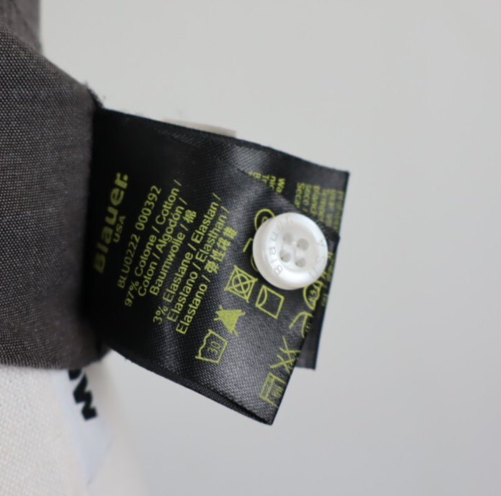 BLAUER USA CAMICIA UOMO COTONE TG S MAN CASUAL VINTAGE SHIRT COTONE