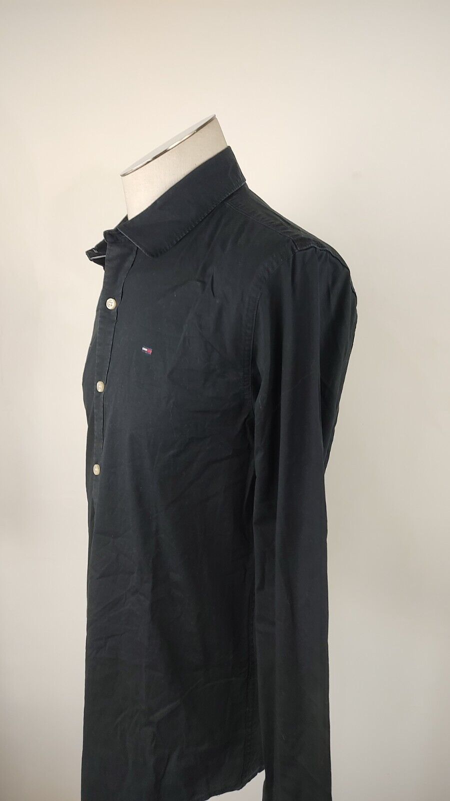 TOMMY HILFIGER CAMICIA UOMO TG. L MAN CASUAL VINTAGE SHIRT COTONE COTTON