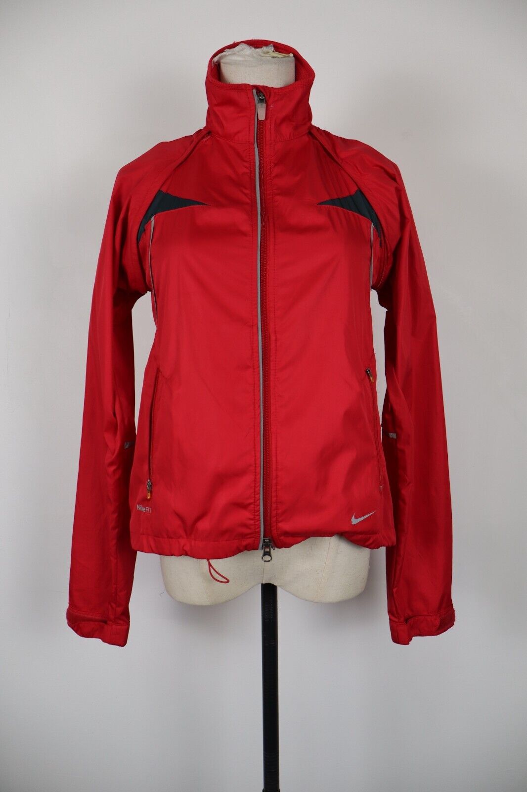 NIKE GIACCA GIUBBINO IMPERMEABILE DONNA Tg. S WOMAN SPORT JACKET SWEATSHIRT