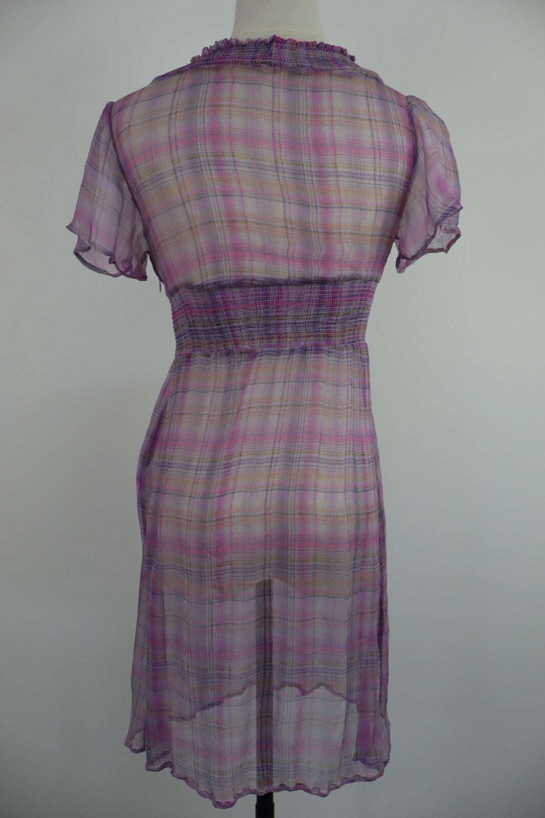 MAX & CO VESTITO ABITO VELATO DONNA WOMAN TG S DRESS CASUAL VINTAGE