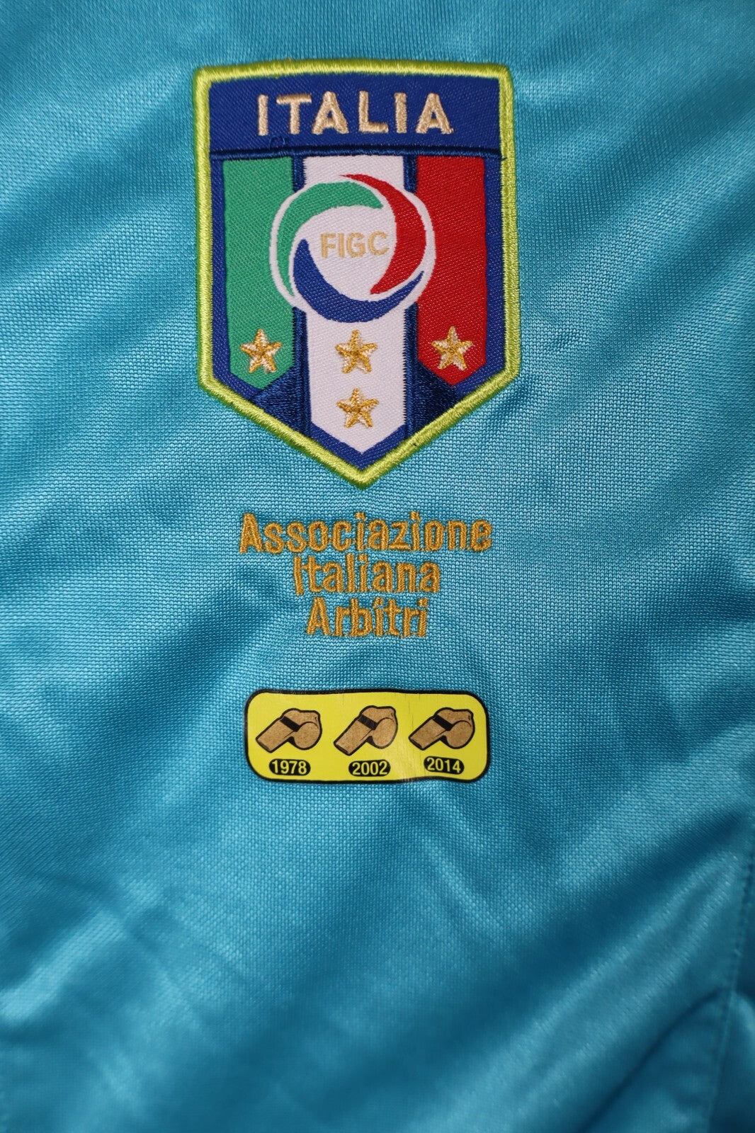 DIADORA ITALIA AURELIANO MAGLIA CALCIO ARBITRO UOMO Tg M MAN JERSEY INDOSSATA