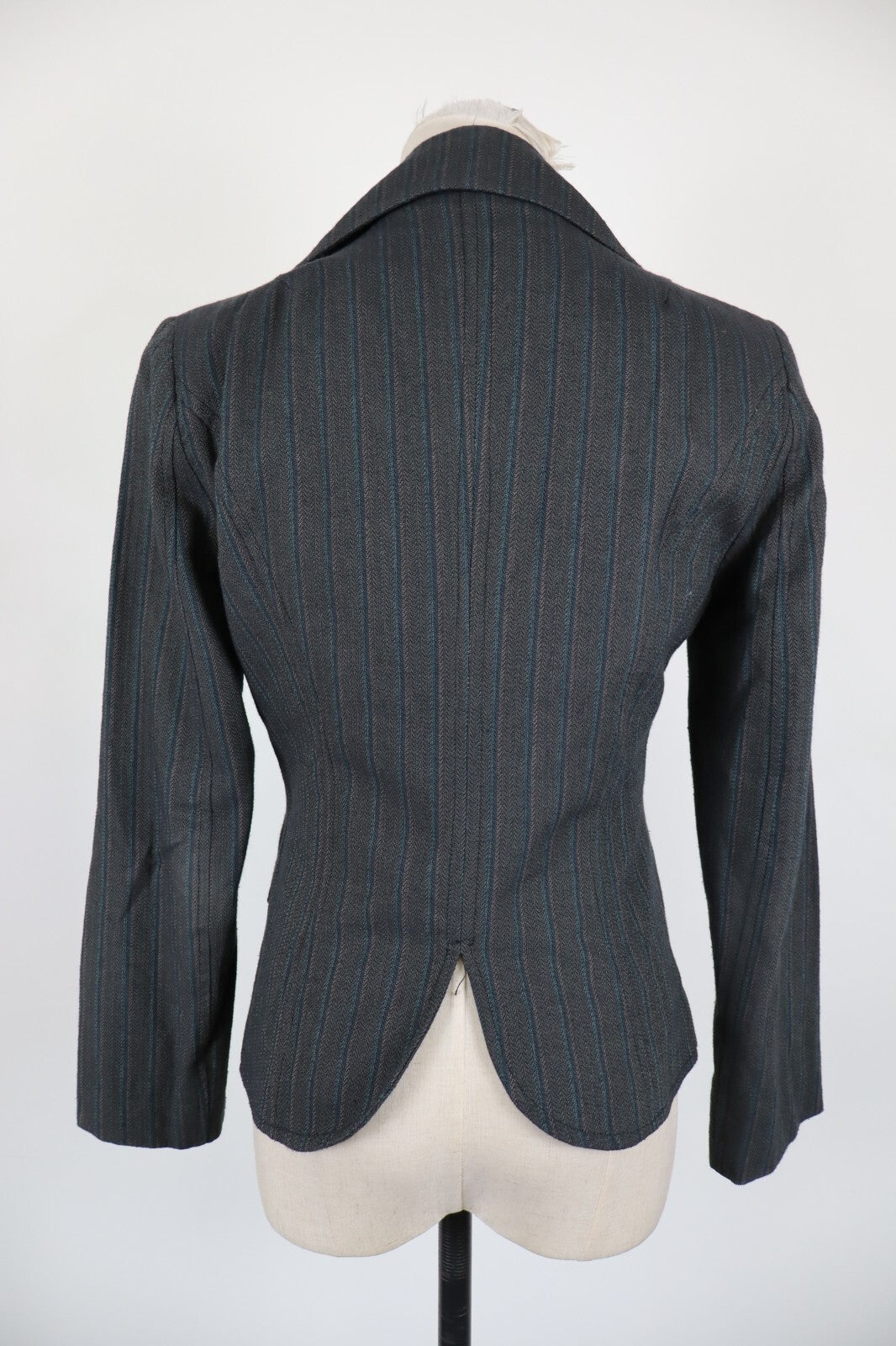 PATRIZIA PEPE GIACCA BLAZER DONNA Tg 44 WOMAN VINTAGE JACKET COTONE LANA