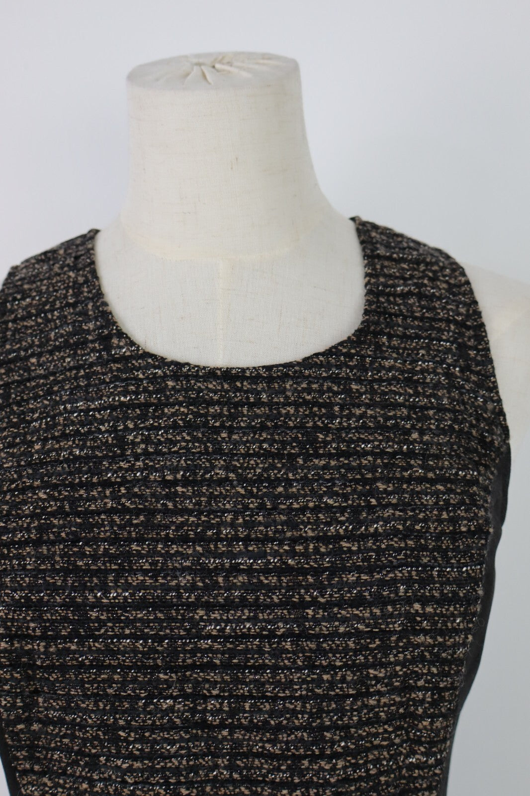 PENNY BLACK VESTITO DONNA TG. 40 WOMAN CASUAL VINTAGE DRESS LANA COTONE