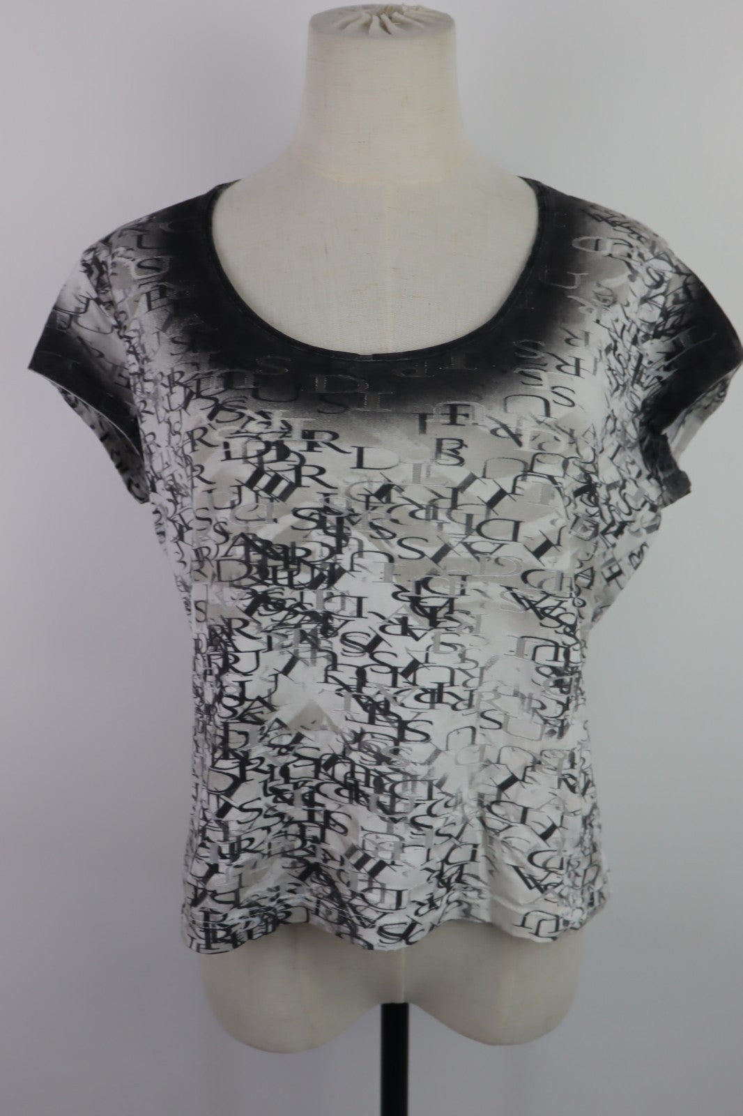 TRUSSARDI JEANS MAGLIA DONNA TG. XXL WOMAN CASUAL VINTAGE T-SHIRT TOP COTONE