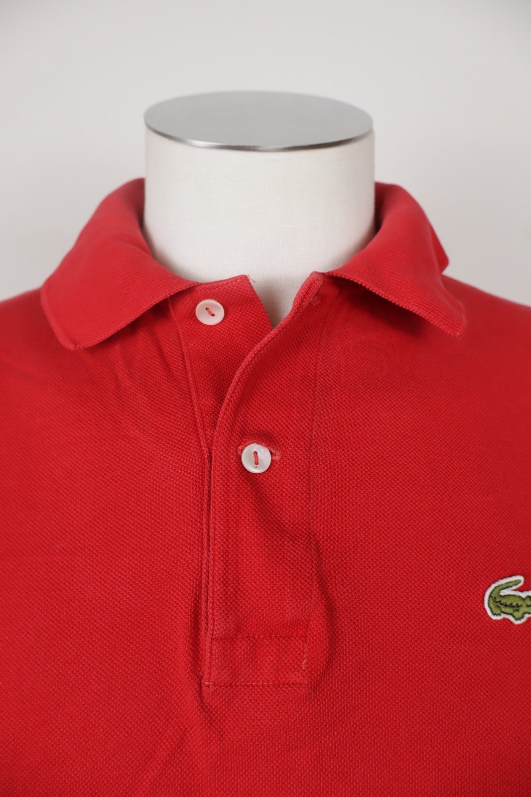 LACOSTE MAGLIA POLO UOMO COTONE TG 5 MAN COTTON T-SHIRT CASUAL VINTAGE LOGO