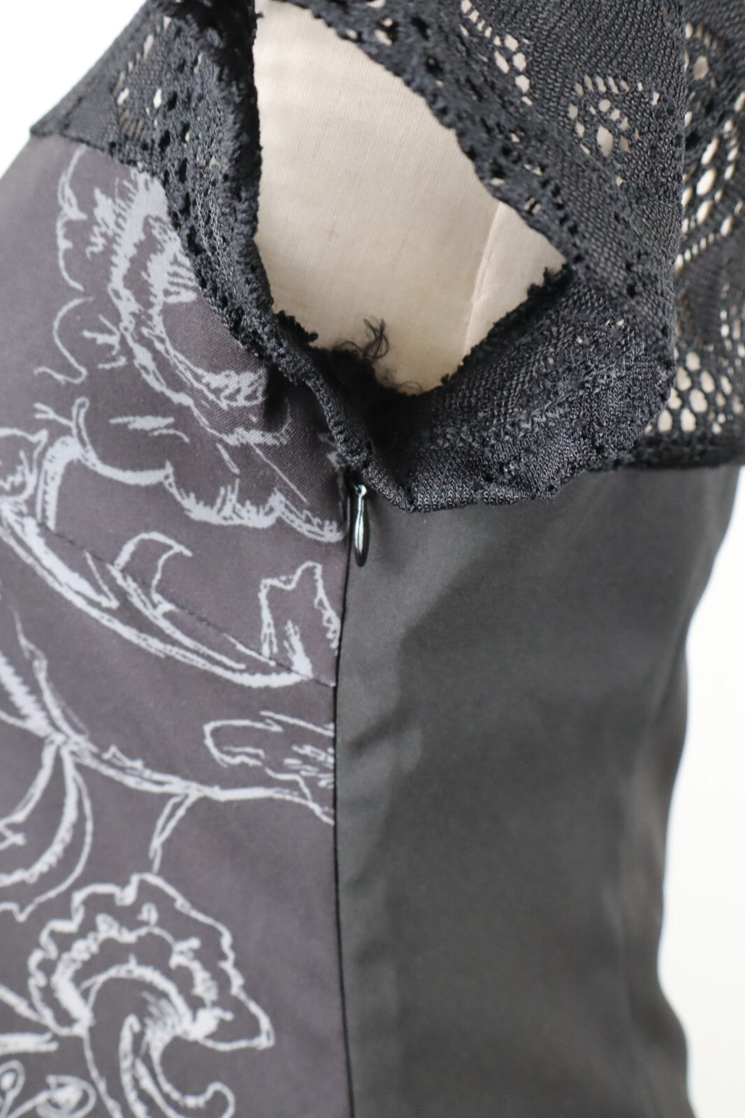 DESIGUAL VESTITO DONNA TG. 38 WOMAN CASUAL VINTAGE DRESS ABITO CON PIZZO