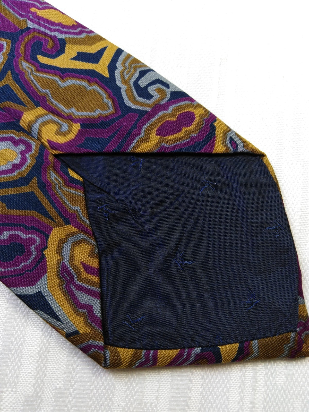 KRIZIA 100% SILK TIE SETA CRAVATTA NECKTIE MADE IN ITALY CLASSIC