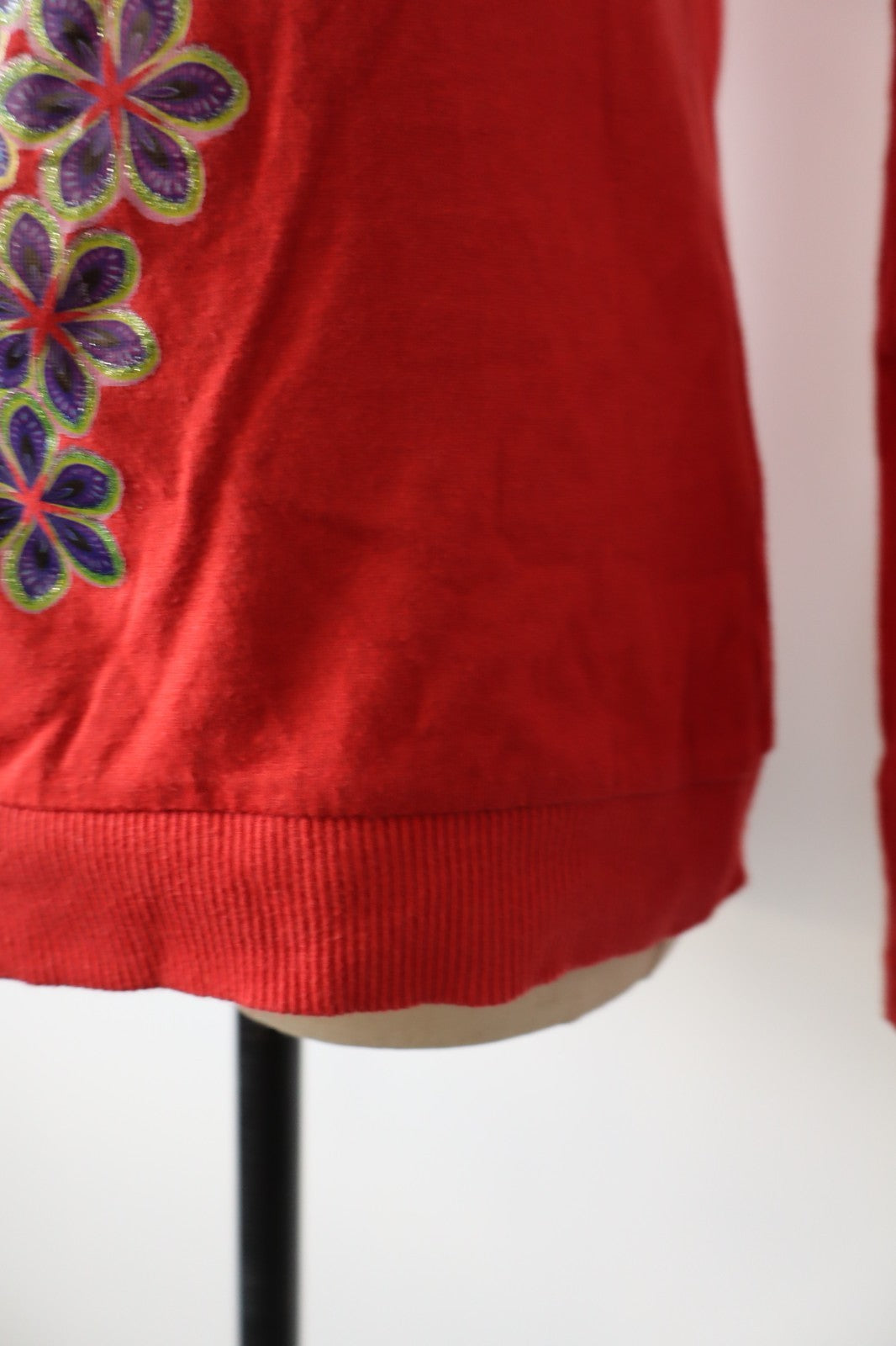 DESIGUAL MAGLIA CANOTTA DONNA TG. M WOMAN CASUAL VINTAGE T-SHIRT TOP COTONE