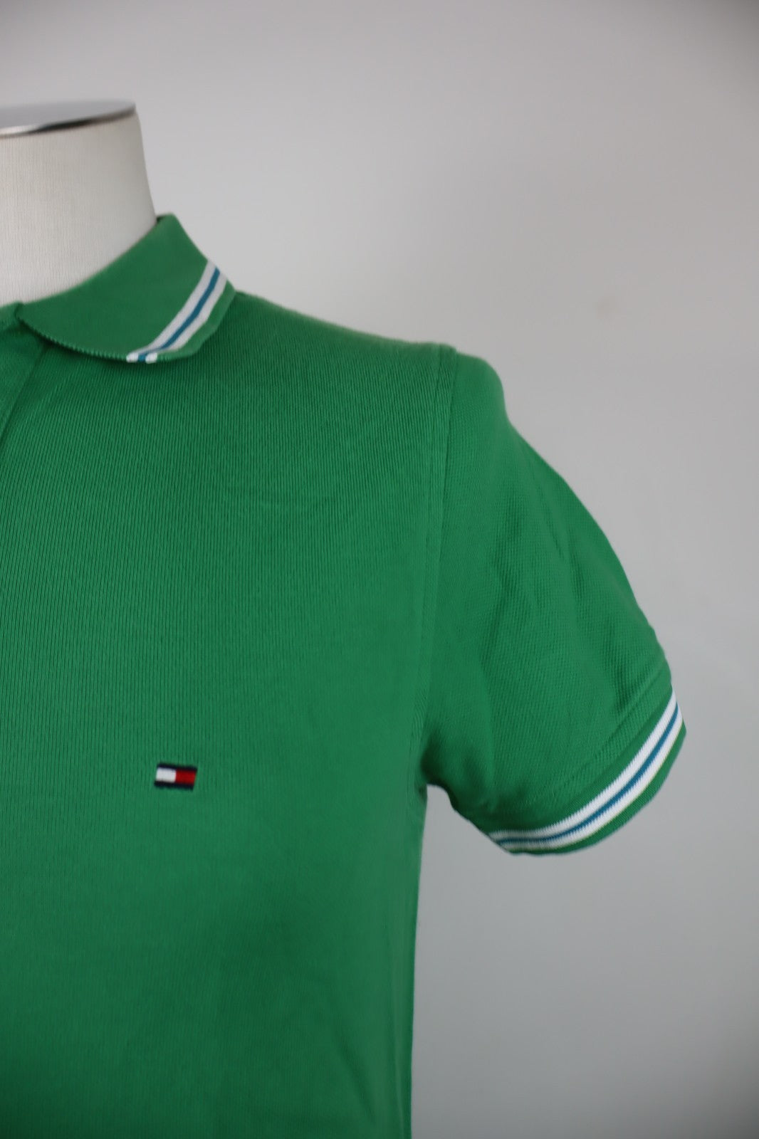TOMMY HILFIGER  POLO UOMO MAN COTONE TG. S SLIM T-SHIRT CASUAL VINTAGE COTTON