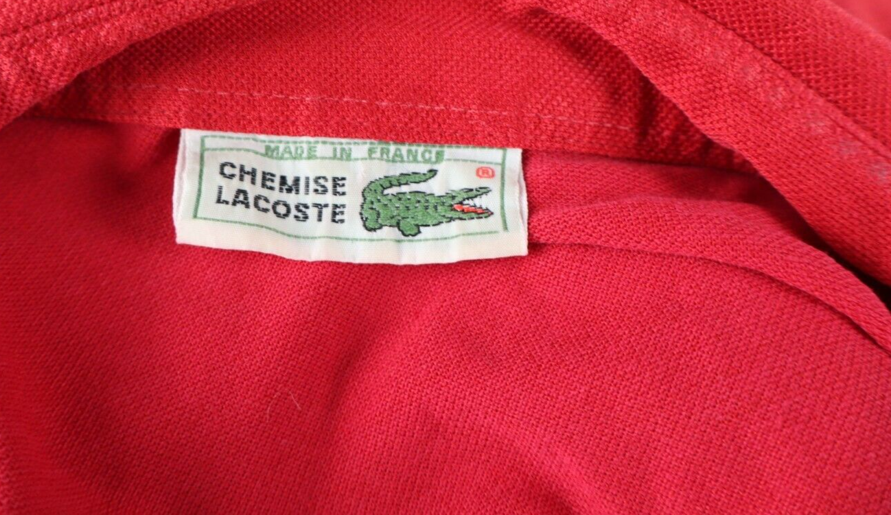 LACOSTE MAGLIA UOMO COTONE TG. 5 MAN COTTON POLO SHIRT CASUAL VINTAGE