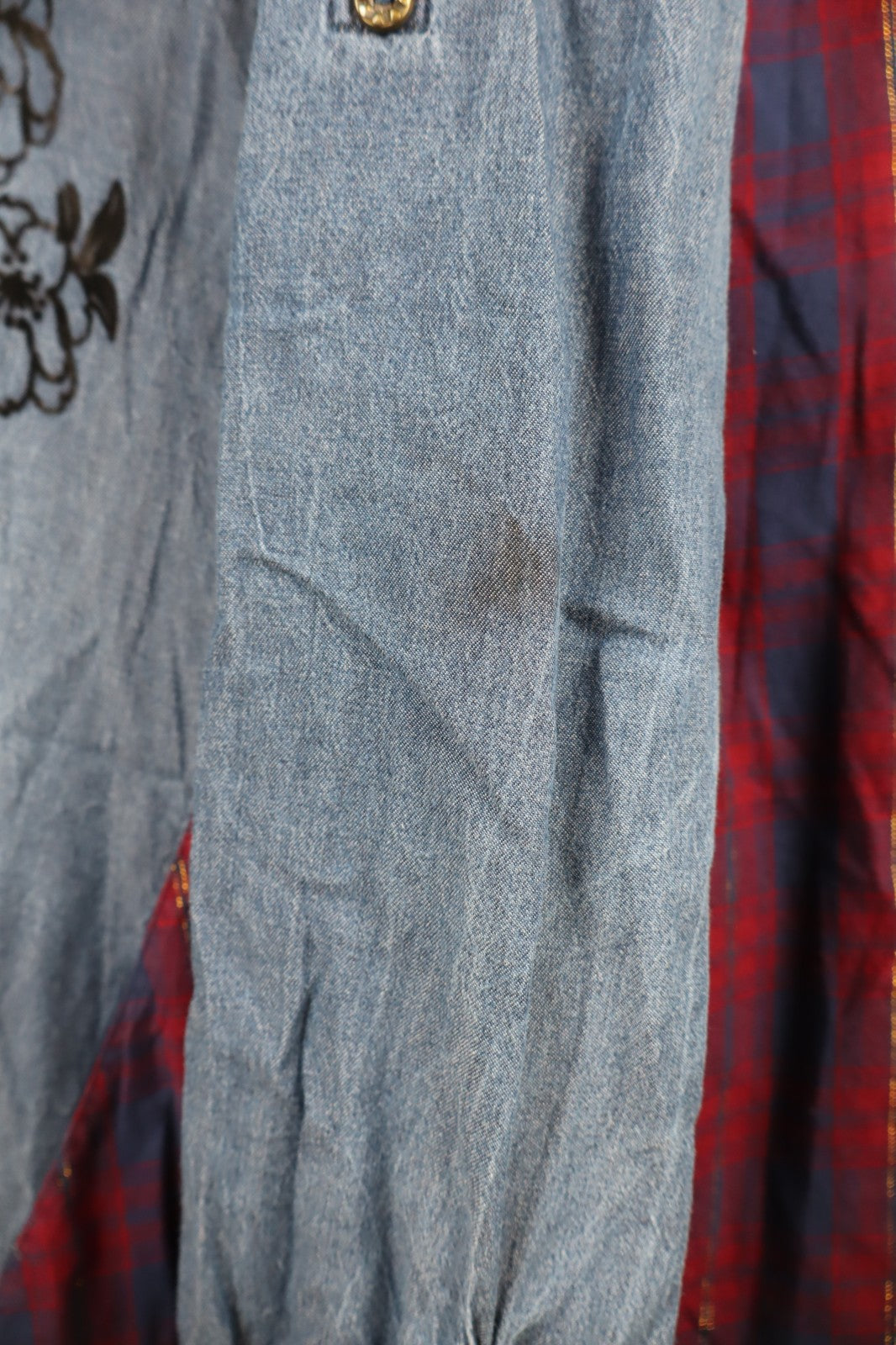 DESIGUAL VESTITO ABITO MANICHE LUNGHE DONNA TG. L WOMAN CASUAL VINTAGE DRESS