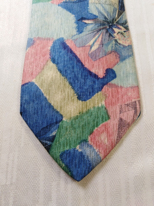 TINO COSMA 100% SILK TIE SETA CRAVATTA NECKTIE MADE IN ITALIA CLASSIC
