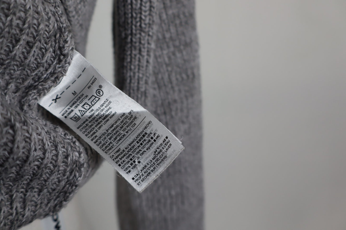 GAP FOR GOOD MAGLIONE MAGLIA COTONE VINTAGE UOMO Tg. M MAN SWEATER CASUAL