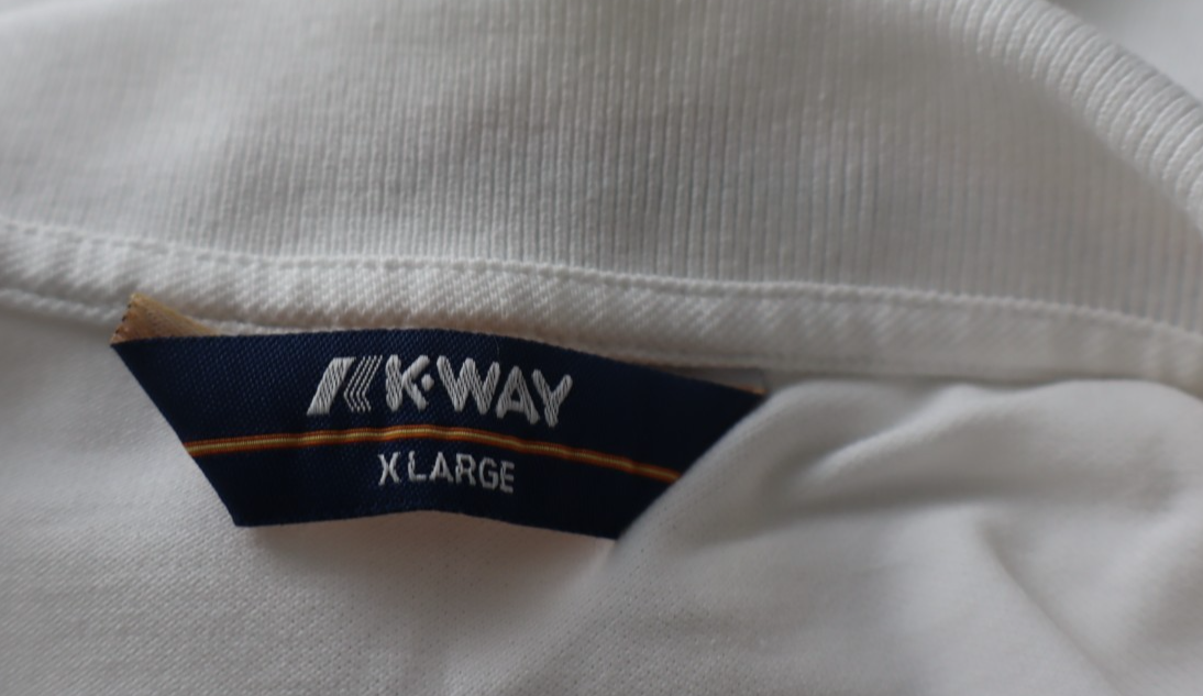 KWAY MAGLIA POLO UOMO COTONE TG XL MAN COTTON T-SHIRT CASUAL VINTAGE BIANCO