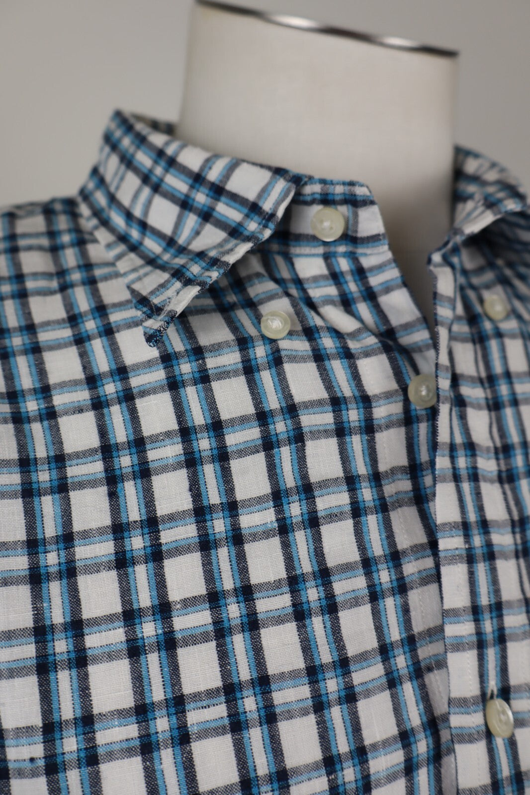 HENRY COTTON'S CAMICIA UOMO LINO LINEN TG. 41 MAN CASUAL VINTAGE SHIRT