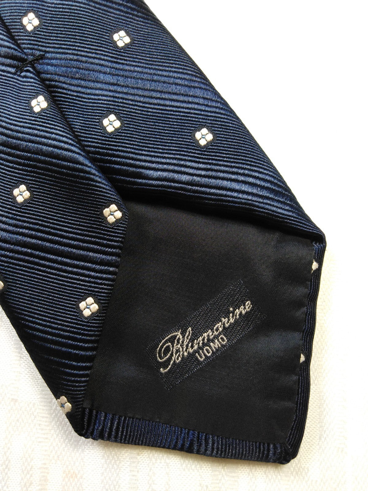 BLUMARINE NAPOLI 100% SILK TIE SETA CRAVATTA NECKTIE MADE IN ITALY CLASSIC