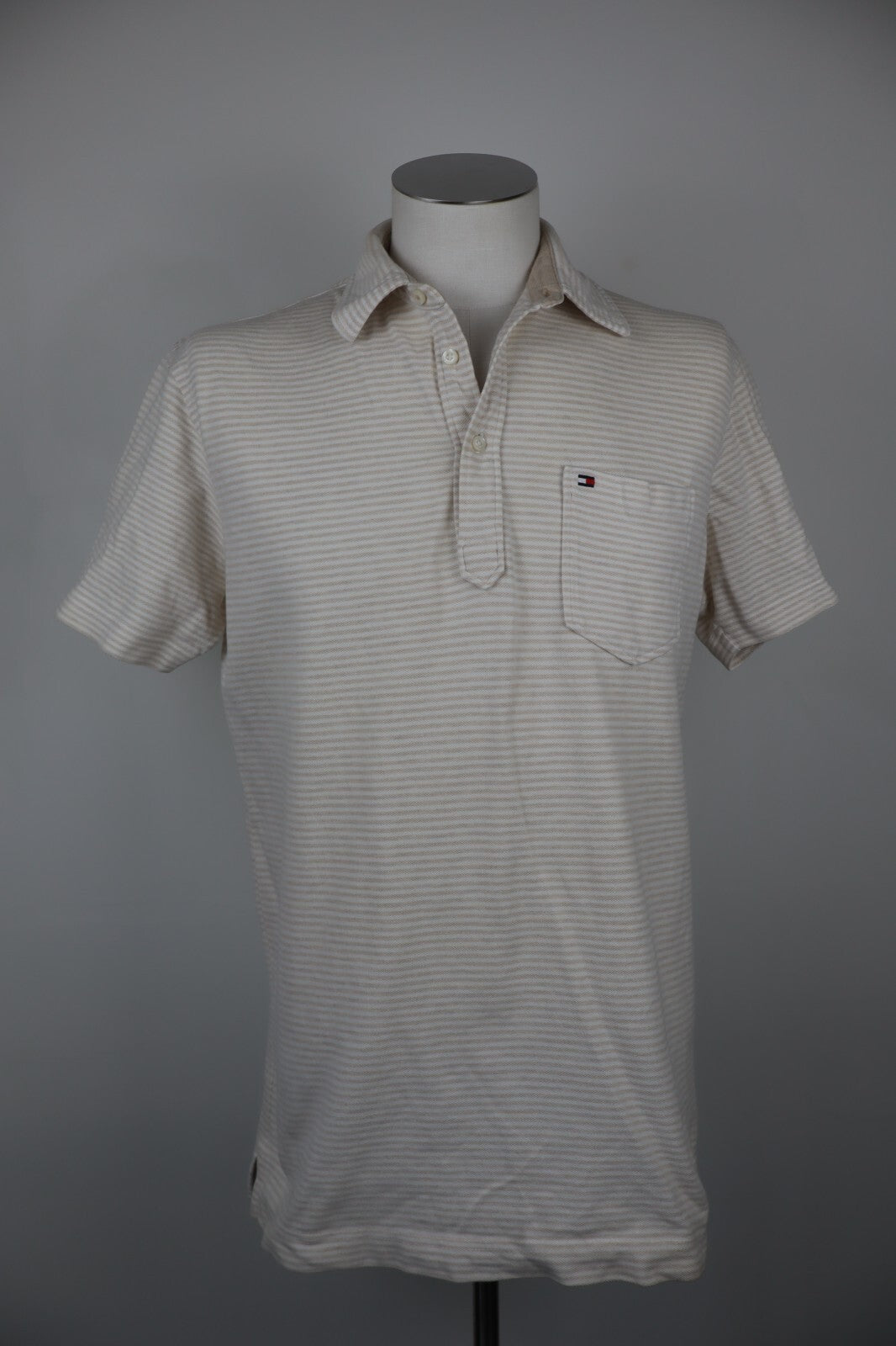 TOMMY HILFIGER POLO MAGLIA UOMO COTONE TG. M MAN COTTON T-SHIRT VINTAGE CASUAL