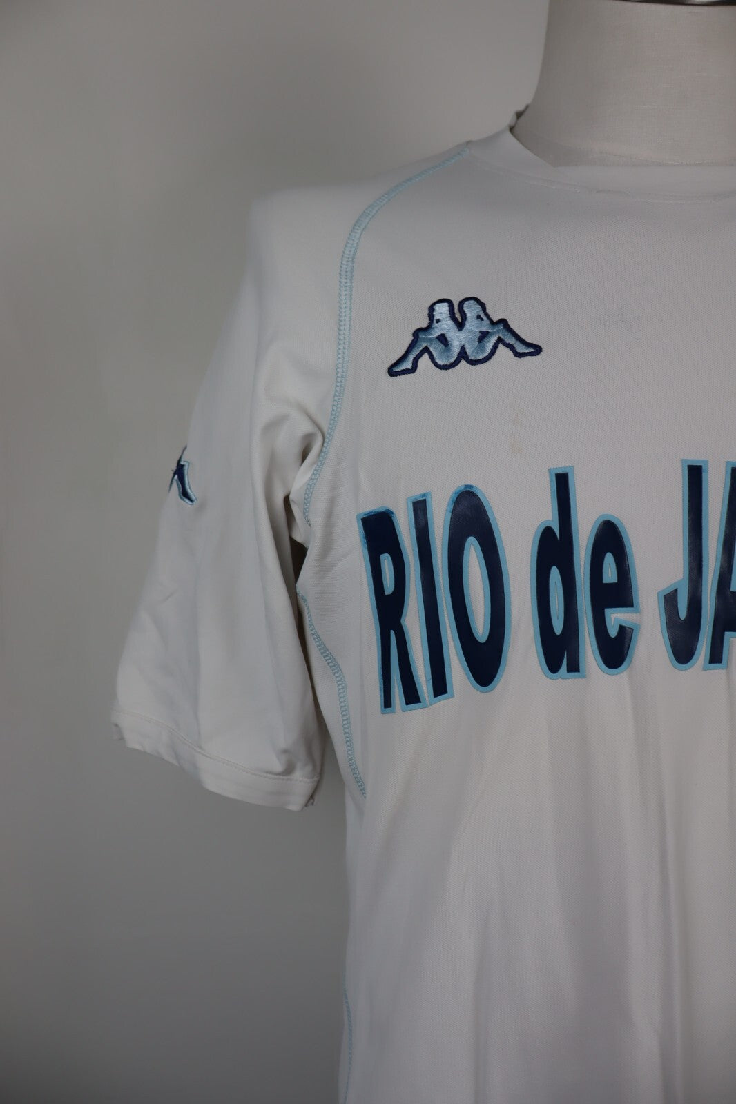 KAPPA RIO DE JANERO MAGLIA CALCIO Tg XL UOMO MAN T-SHIRT SOCCER SPORT JERSEY